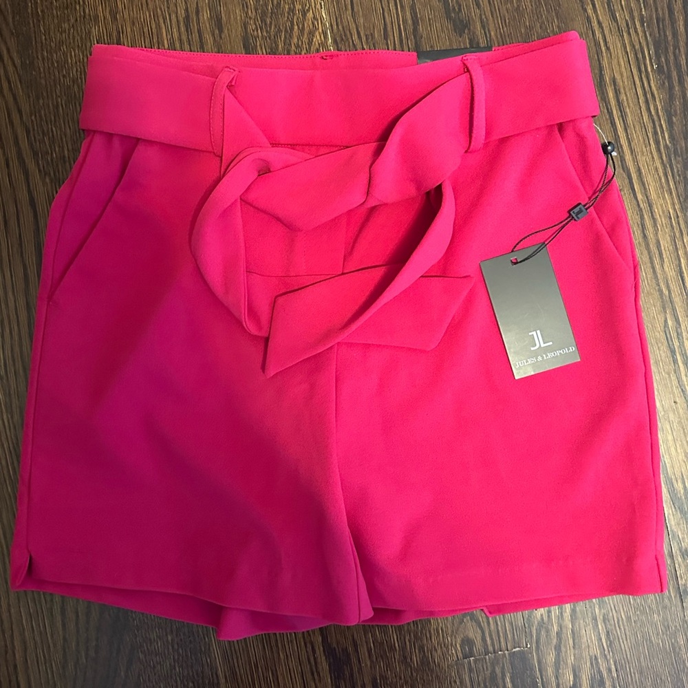 NWT Jules& Leopold Hot Pink Shorts - Size S Petite